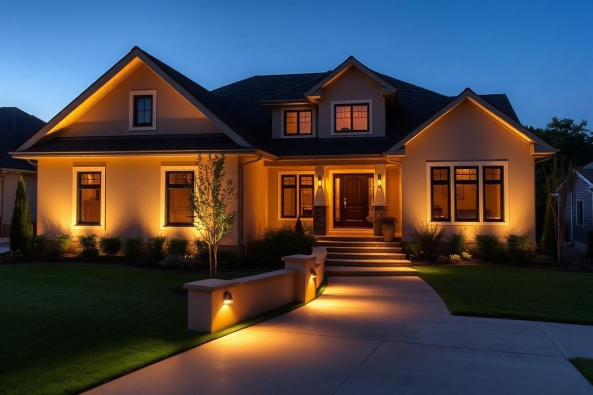 Exterior architectural lighting